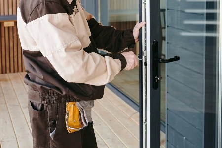 Cleaning And Polishing Glass Door Installation in Sanford, FL